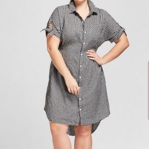 Ava & Viv Gingham Dress size 2X